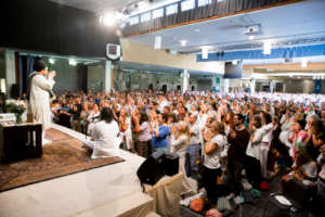 Supporting Satsang with Mooji