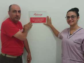 Gaetano, our volunteer country manager, at Creche