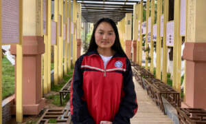 Xi at her high school
