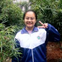 Rui as a high school student, supported by CWEF
