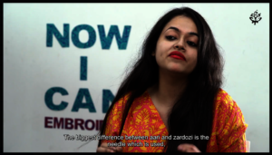Screenshot of the training video