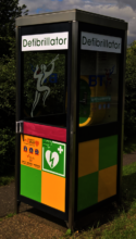 Converted Telephone Kiosk - coming to Astwood Bank