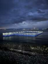 The 1st floating swimming pool