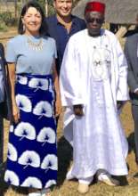 Project Founder with the Bemba King