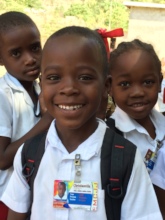 A child from one of the rural schools we serve.