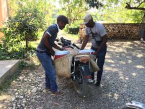 Chili Kabrit loaded for transport to Tiboukan
