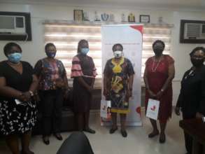 Lagos State Ministry of Education with Staff