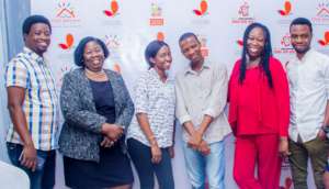 A photograph of some members of Cece Yara Team