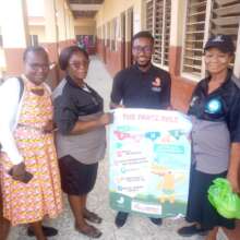 Ceceyara and staff members of Lagos State SUBEB