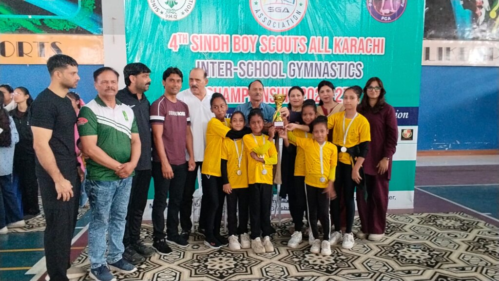 The girls team at Khel won second position