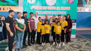 The girls team at Khel won second position