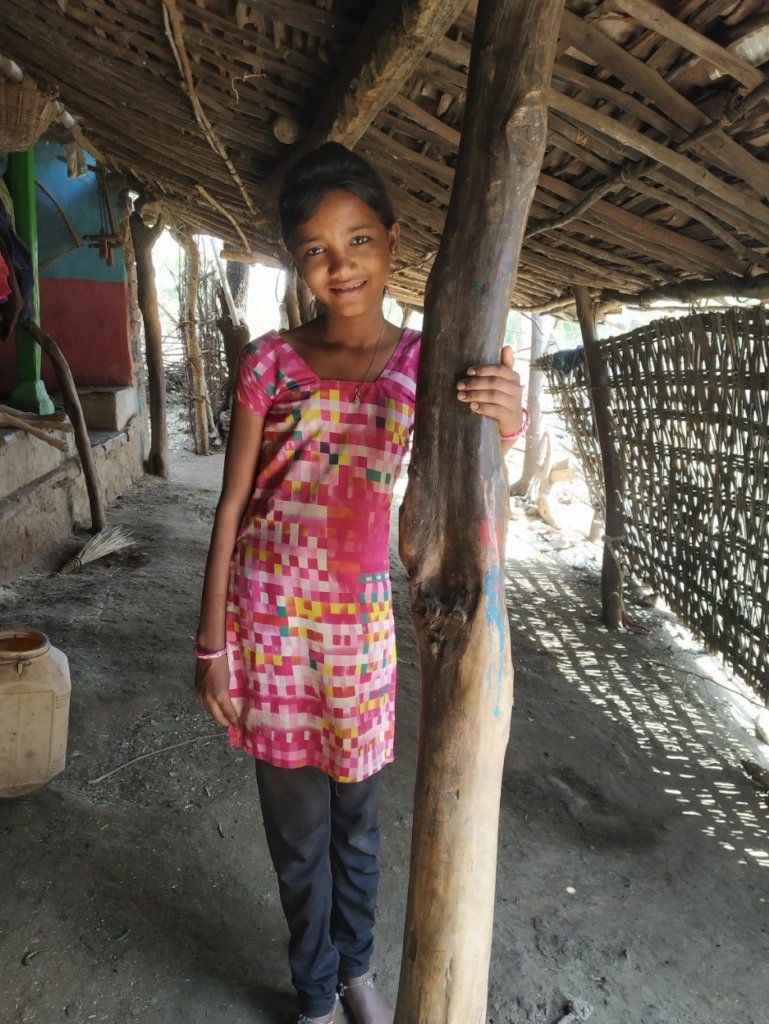 Lali at her home in Alirajpur