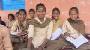 Rama with her Friends in School