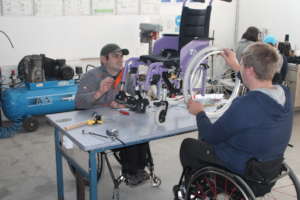 Wheelchair adaptations at Motivation Romania