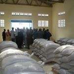 Interior of a food bank