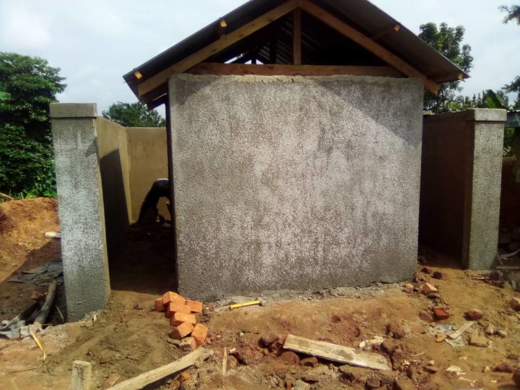 Long Drop Toilet & Washroom