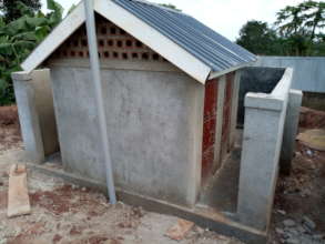 Long drop toilet