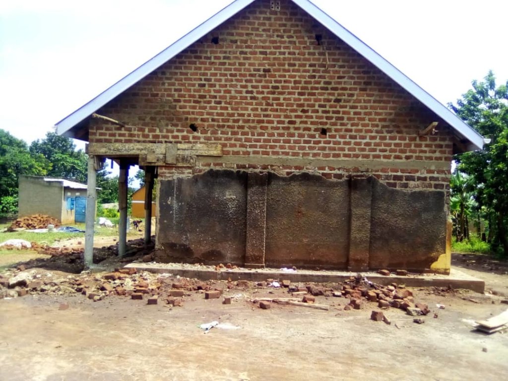 New Classroom Block roof.