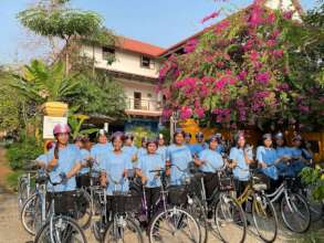 Chhim and her classmates