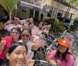 Happy to receive bikes!