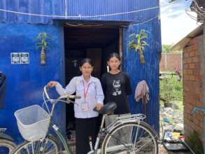 Theara with her big sister