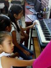 Learning piano with the program Soft Mozart