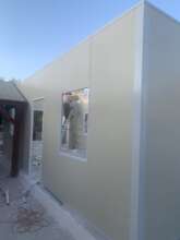 New classroom being built for art classes.