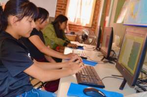 Happy rural  students in our Foundation