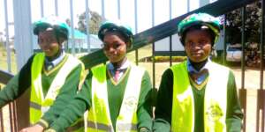Students are required to wear helmets and vests.
