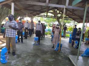Distribution of COVID-19 food relief and supplies