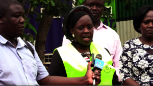 Helen Mukanda Presenting Bicycles on NTV