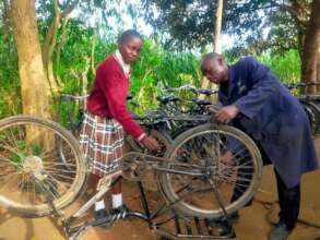 Maintenance by mechanics is provided at schools.