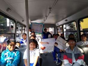 Bus to school! The children of Casa PAS need you