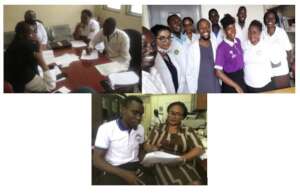Education team supporting students
