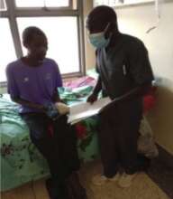 Ronald visiting Patient J