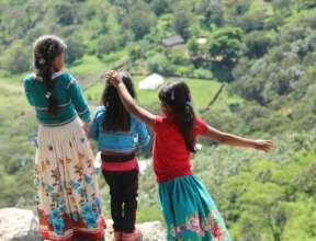 Wixaritari students enjoy the view