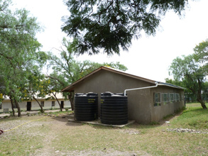 Tanks Collecting Rainwater