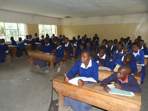 A Class in Progress at Losinoni Primary School
