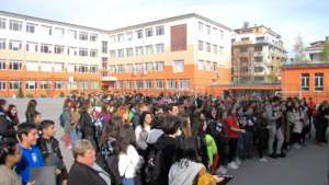 Opening ceremony crowd at the Sofia tournament