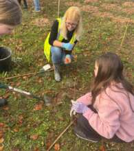 Members of the community turn out to help