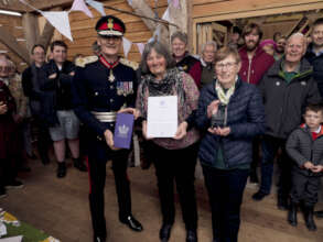 Presentation of Kings Award for Voluntary Service