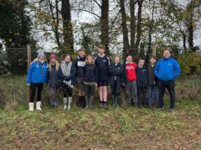 Older students come along to support younger ones