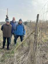 Repairing the deer fence