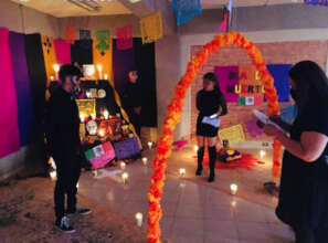 Altar of the day of the dead.