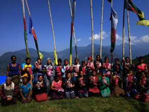 Group photo after the Palchowk pad-making training