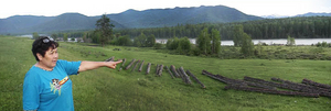 Svetlana at the healing center site