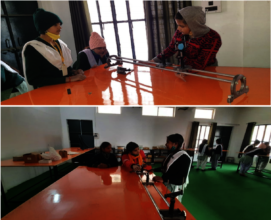 8th grade students - school lab activities