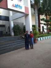 Students outside NTTF Bangalore