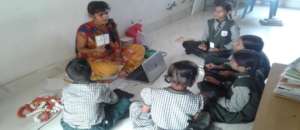 Kalpana - teaching her primary class