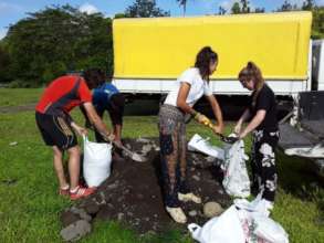 Foundation materials for recycling point